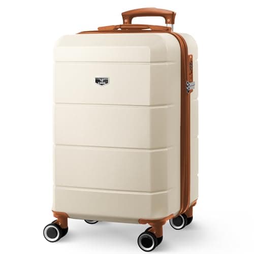 Image of LUGG 20 Inch Jetset Lightweight Travel Cabin Bag Carry On Approved Suitcase ABS Shell Protection Water Resistant & Safe Locking System Easyjet overheadLuggage 55x35x23cm