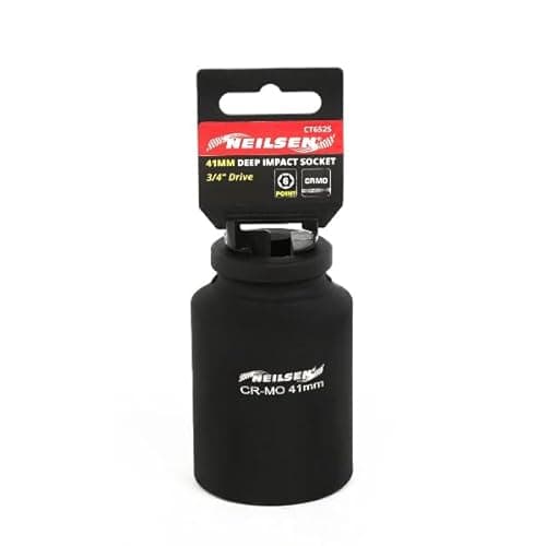 Image of Neilsen CT6525 3/4in Dr Chrome-Molybdenum Impact Socket 41mm - 6 Point Single Hex, Height 51mm