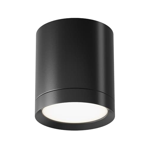Image of Luminosa Luminosa Hoop Surface Mounted Downlight Black, 9.6cm, GX53