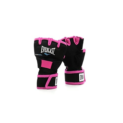 Image of EVERLAST Evergel Hand Wraps - Black/Pink - Size S/M