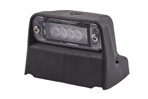 Image of HELLA 2KA 010 278-321 Licence Plate Light - LED - 12V - mounting/Screw Connection - Lens Colour: Crystal clear - Plug: Blade Terminal - Lateral Mounting/Outer - Quantity: 1