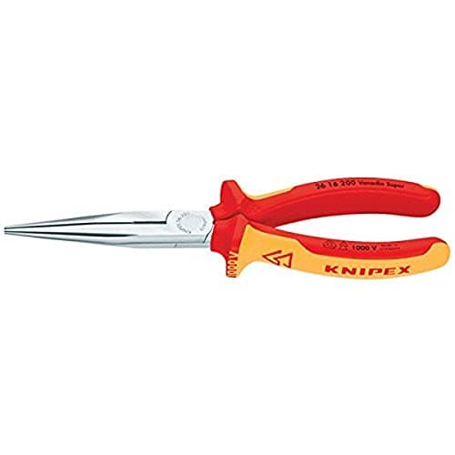 Image of Knipex 81246 200mm Fully Insulated Long Nose Pliers