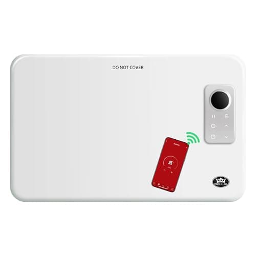 Image of Prem-I-air Smart Panel Heater With Wi-Fi Enabled App Function, Wall or Free Standing, Lot 20 Compliant for use in Homes, Shops, Offices for Heat and Warmth 1000W