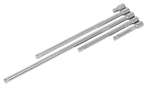 Image of Sealey Ak6351 Extension Bar Set 5Pc 1/2Sq Drive