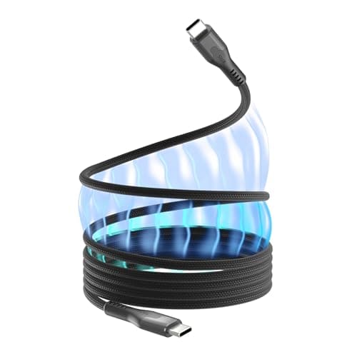 Image of Statik MagStack Pro USB C Charging Cable, Organized Clutter-free Magnetic Cable, 100W Fast Charging Data Transfer, C to C Magnetic Charging Cable 6FT/2M