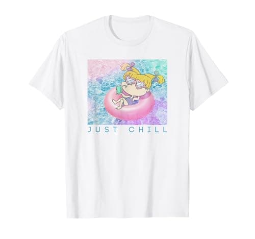 Image of Rugrats Angelica Pickles Pool Relaxing Just Chill T-Shirt