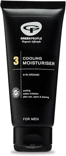 Image of Green People For Men No. 3 Cooling Moisturiser - Natural & Organic Non-Greasy Face Cream - Paraben & Ethanol Free - Vegan, 100ml