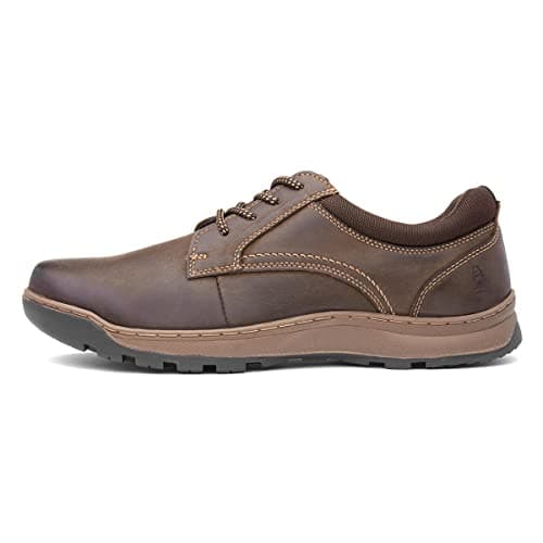 Image of Hush Puppies Men's Olson Lace Up Sneaker, Brown, 9 UK