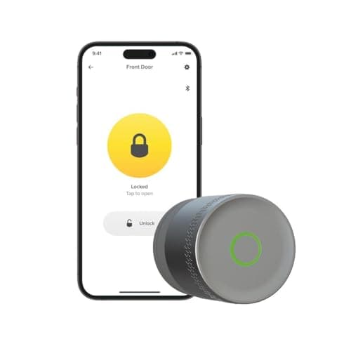 Image of Yale Linus Smart Lock L2 Lite – Silver – 05/109100/SI-UK | Smart Door Lock for Front Doors | Keyless Entry | App Controlled | Easy Installation | Digital Keys | Real-Time Activity | Yale Home app