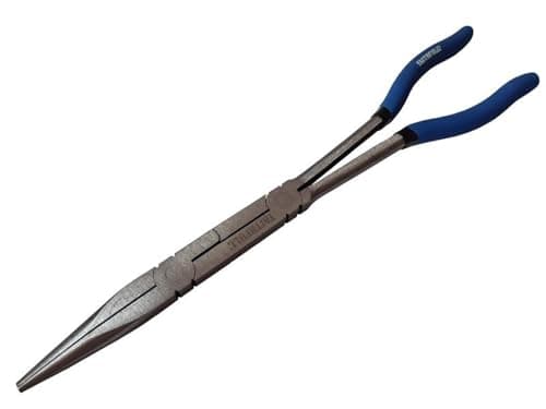 Image of Faithfull FAIPLLN335 Double Jointed Long-Reach Long Nose Pliers 335mm (13in) , Blue