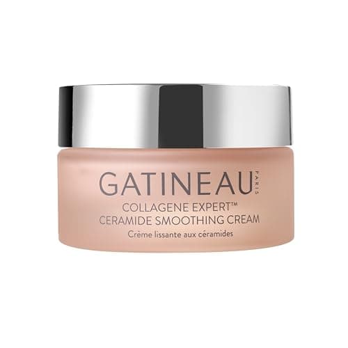 Image of GATINEAU Collagene Expert Ceramide Smoothing Face Cream - 50ml, Hydrating Anti-ageing Moisturiser with Collagen, Hyaluronic Acid & Vitamin C, Boosts Elasticity, Smooths & Plumps Skin