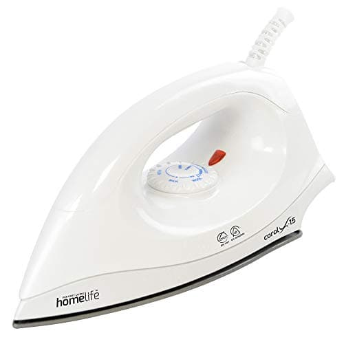 Image of Homelife for easy living Coral X-15 1200w Dry Iron/Non-Stick Soleplate/Variable Temperature Control / 2m Long Cord / E7051 / White