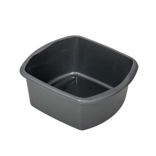 Image of Addis 8 Litre Small Rectangular Bowl, Metallic Silver, 8L, 319251