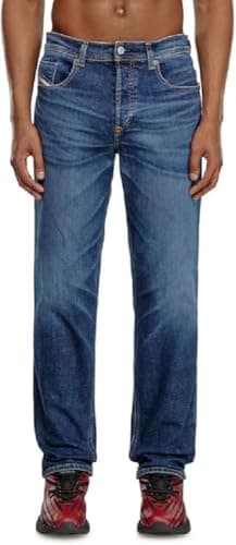 Image of Diesel_2023 D-FINITIVE_Pants_Blue_28 Kurz