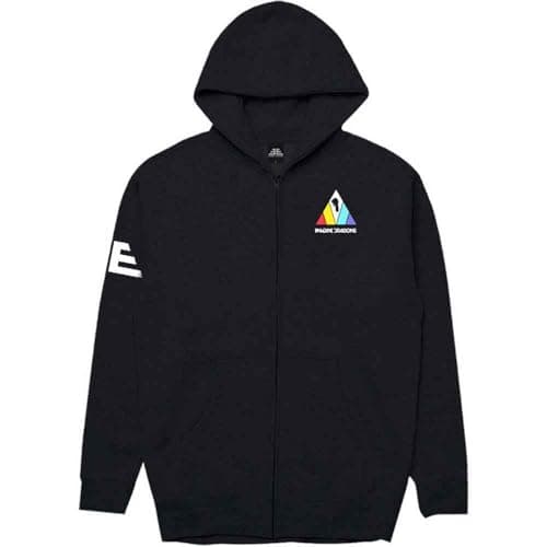 Image of Imagine Dragons Unisex Triangle Back Print Hoodie 4XL Black