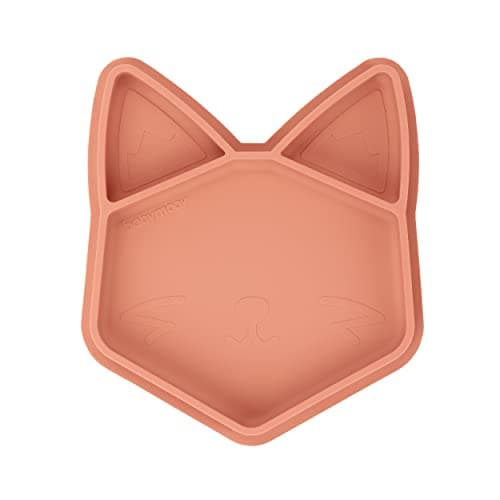 Image of Babymoov ISY Baby Plate, Silicone, Suction Toddler Plates Divided