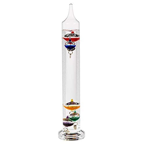 Image of Out of the Blue Galileo Glass Thermometer – 28 x 8 x 7 cm