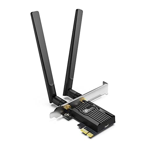 Image of TP-Link Archer TX55E AX3000 Wi-Fi 6 Bluetooth 5.2 PCIe Adapter, Max 2402 Mbps 5 GHz and Max 574 Mbps 2.4 GHz, WPA3 Encryption Standard, MU-MIMO, Supports Windows 11/10 (64-bit) Only