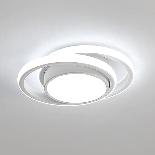 Image of Dorlink LED Ceiling Light, 32W 2880LM Modern Light Round Small Ceiling Lamp Fixture, 6500K White Aluminum Close to Ceiling Lights Fixture for Hallway, Bedroom, Kitchen, Living Room