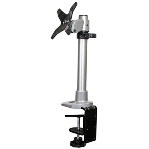 Image of StarTech.com Monitor Desk Mount - Adjustable - Supports Monitors Up to 34" (30.9lb/14kg) - Premium Single Screen VESA Monitor Mount - Desk & Grommet Clamp -Silver (ARMPIVOT)