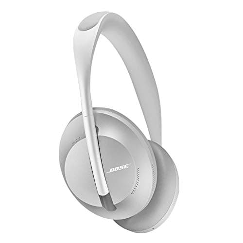 Image of Bose Noise Cancelling Headphones 700 — Over Ear, Wireless Bluetooth Headphones with Built-In Microphone for Clear Calls & Alexa Voice Control, Silver (Renewed)