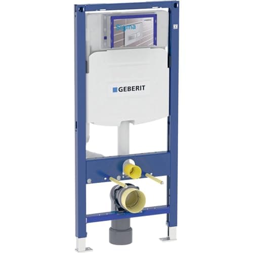 Image of Geberit Duofix 111.374.00.5 Wall-Mounted Toilet Mounting Element for Wall-Mounted Toilet 112 cm with Built-in Cistern Sigma 12 cm PVC Drain Elbow