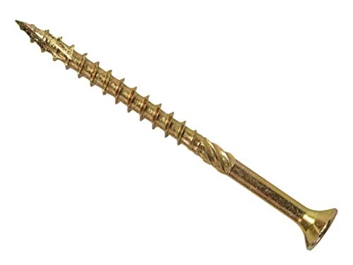 Image of ForgeFast Elite Fast-Start Woodscrews | 3.5 x 20mm | Zinc Yellow | Box 200