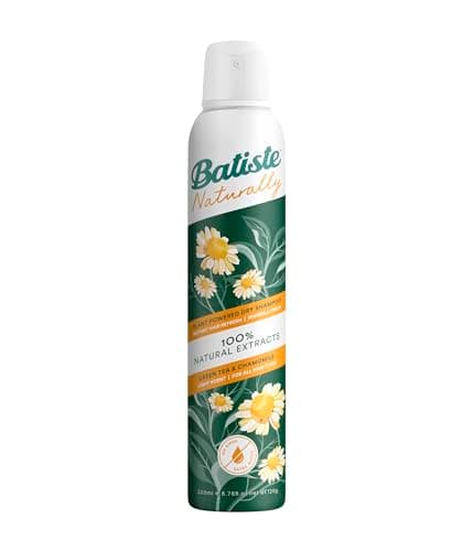 Image of Batiste Naturally Green Tea & Chamomile 200ml, No Rinse Spray to Refresh Hair in Between Washes, with 100% Natural Extracts