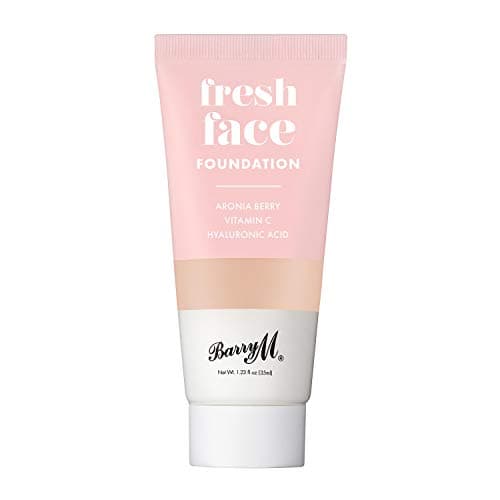 Image of Barry M Cosmetics Fresh Face Lightweight Liquid Foundation Infused With Hyaluronic Acid And Vitamin C, Shade 6