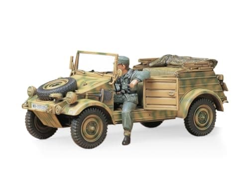 Image of Tamiya Volkswagen Type 82 Kübelwagen 1:35 Military Plastic Model Assembly Kit