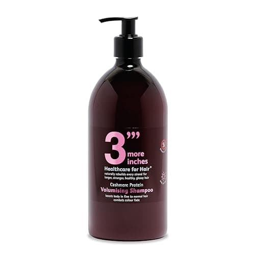 Image of 3'''More Inches Cashmere Protein Volumising Shampoo 1000ml - Fine, Thin Hair Treatment - For Thicker, Fuller & Root Lifting Results - Coconut Oil, Silicone Free - Hair Care by Michael Van Clarke