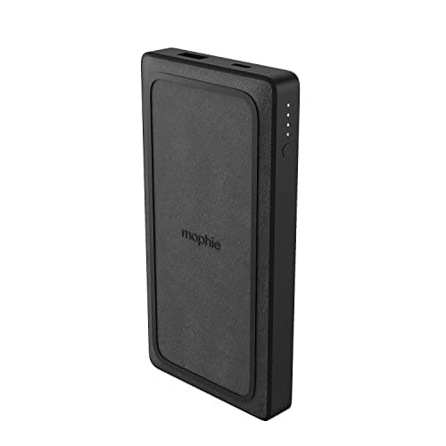 Image of ZAGG mophie Powerstation Wireless XL PD Power Bank 10K (10,000mAh), USB-C input/output, 3 outputs, QI-enabled, Fast Wireless Charging, Black