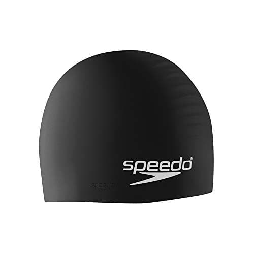 Image of Speedo Unisex-Youth Swim Cap Silicone Junior Speedo Black