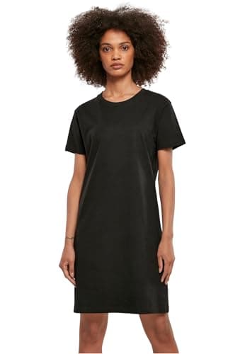 Image of Urban Classics Women's Ladies Recycled Cotton Boxy Tee Dress, Black, XL