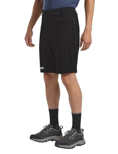 Image of Jack Wolfskin Men's Hikeout Shorts M Hiking, Black, 54 (EU)