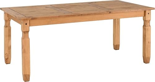 Image of Seconique Corona 6' Dining Table in Distressed Waxed Pine