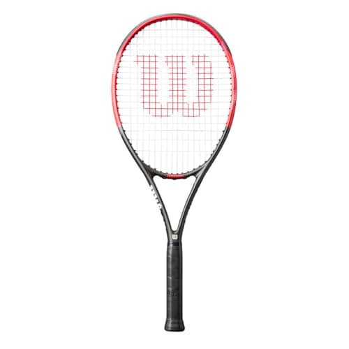 Image of Wilson Fierce 103 Tennis Racket, Red and Black