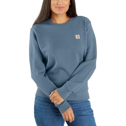 Image of Carhartt Women's Tencel Fiber Series Relaxed Fit Sweatshirt, Thundercloud, S