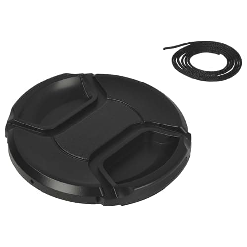 Image of vhbw Lens Cap 72 mm compatible with Sigma 17-70 mm 2.8-4.5 DC Makro Camera, DSLR - Plastic, Black, with Inner Handle