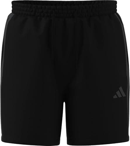 Image of adidas Men's Essential Three Stripes Chelsea Base Short, Black/Carbon, L