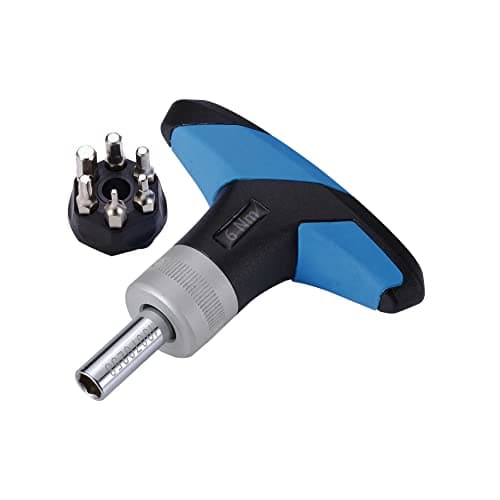Image of BBB Cycling Bike Torque Wrench Spanner I 5 Hex Key Set Mini Torque Wrench I T25 Torx Hand Tool I TorqueFix BTL-119, Black/Blue
