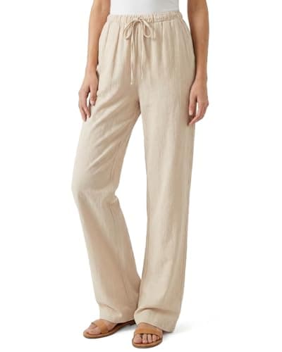 Image of Zylioo Laidies Trousers Extra Tall Wide Leg Trousers for Women UK Long Leg Confotable Summer Palazzo Pants Relaxed Fit