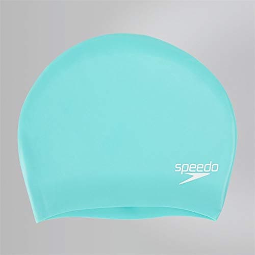 Image of Speedo Unisex-Adult Long Hair Cap | Swim Essentials | Hair Protection Training Aids, Spearmint, One Size