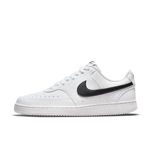 Image of Nike Women's Court Vision Low Sneaker, White/Black-White, 7
