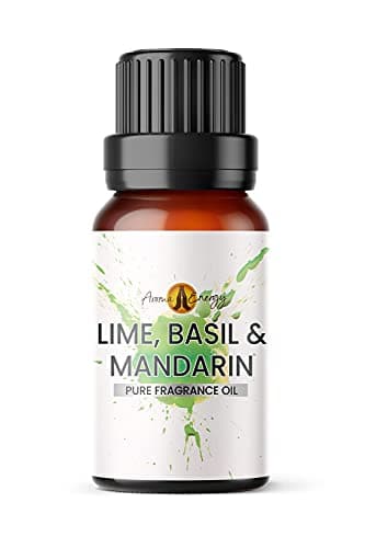 Image of Lime, Basil & Mandarin Fragrance Oil, 10ml - Use in Aromatherapy Diffuser, Home Made Making, Potpourri, Candle, Soap, Slime, Bath Bomb, Air Freshener