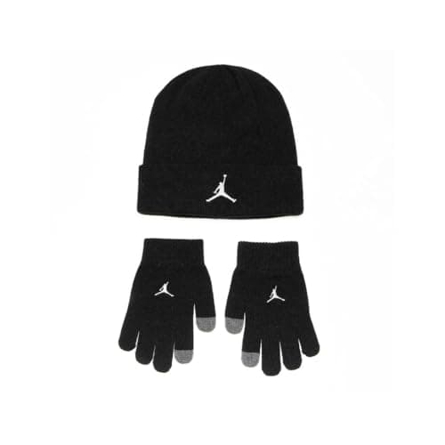 Image of Jordan Hat+Gloves Logo, Black, One Size