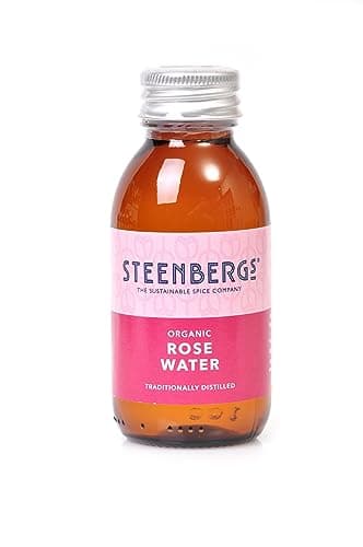 Image of Steenbergs Organic Rose Water 100ml Glass Bottle