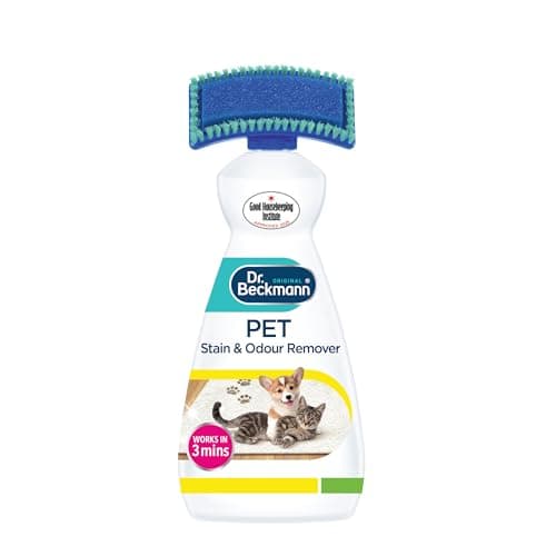Image of Dr. Beckmann Pet Stain & Odour Remover, Eliminates stains and odours caused by pets, incl. applicator brush, 650 ml