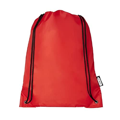 Image of Bullet Oriole Recycled Drawstring Backpack (One Size) (Red)