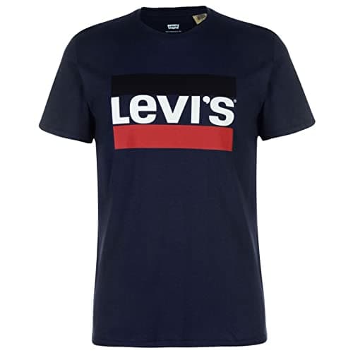 Image of Levi's Men's Sportswear Logo Graphic T-Shirt, Dress Blues, L